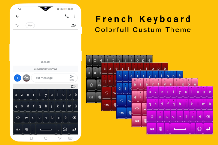 اسکرین شات برنامه French Keyboard Accent 1