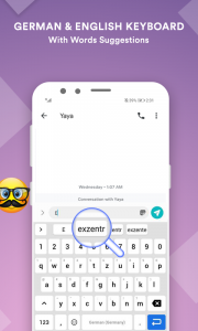 اسکرین شات برنامه German Phonetic Keyboard 5