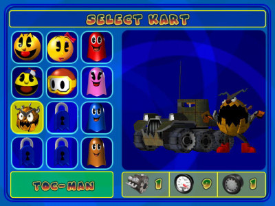 اسکرین شات بازی مسابقات Pacman 3
