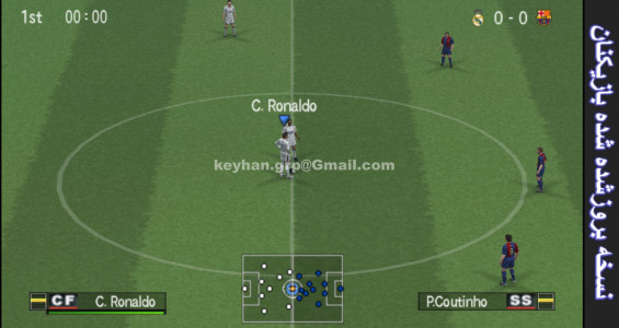 اسکرین شات بازی فوتبال PES6 نسخه (2006+2018) 2