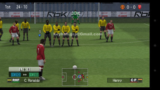 اسکرین شات بازی فوتبال PES6 نسخه (2006+2018) 18
