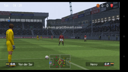 اسکرین شات بازی فوتبال PES6 نسخه (2006+2018) 22