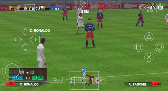 اسکرین شات بازی فوتبال حرفه ای Pes2016 HD 3