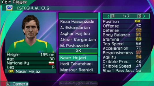 اسکرین شات بازی فوتبال PES2021 (لیگ برتر ایران، قهرمانان آسیا/اروپا) گزارش فارسی/انگلیسی 8