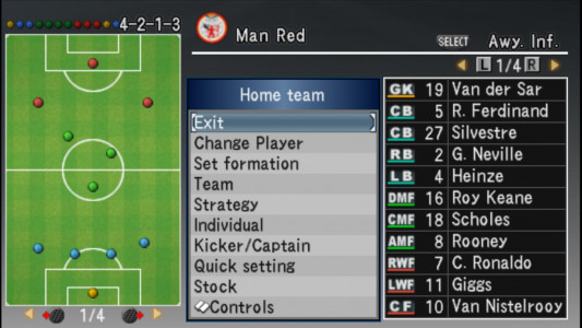 اسکرین شات بازی فوتبال حرفه ای: PES 5 HD 11