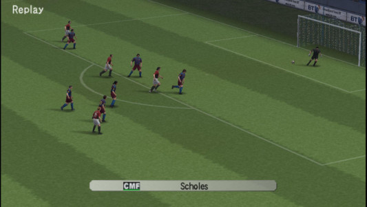 اسکرین شات بازی فوتبال حرفه ای: PES 5 HD 10