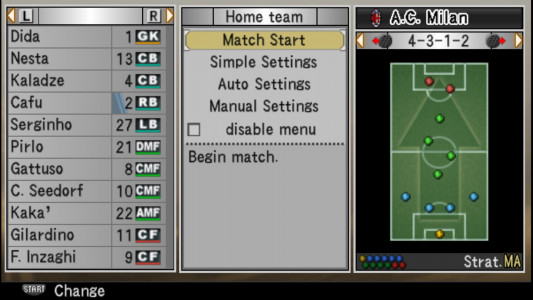 اسکرین شات بازی فوتبال حرفه ای: PES 7 HD 12