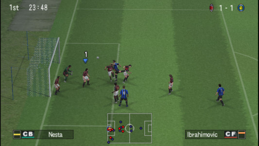 اسکرین شات بازی فوتبال حرفه ای: PES 7 HD 11