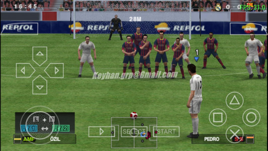 اسکرین شات بازی فوتبال حرفه ای PES 2014 HD 4