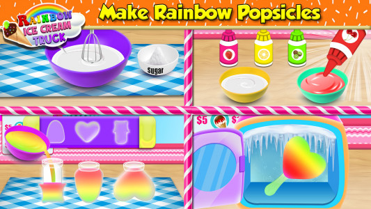 اسکرین شات بازی Rainbow Ice Cream Truck 2