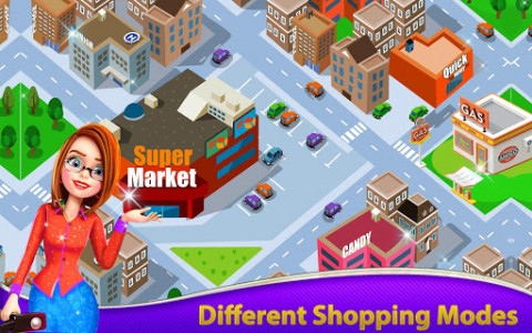 اسکرین شات بازی Supermarket Grocery Shopping: Mall Girl Games 1