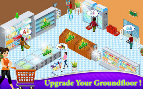 اسکرین شات بازی Supermarket Grocery Shopping: Mall Girl Games 3