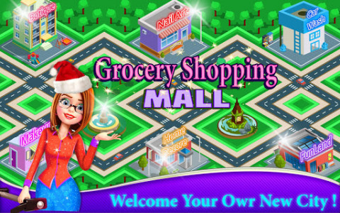 اسکرین شات بازی Supermarket Grocery Shopping: Mall Girl Games 2