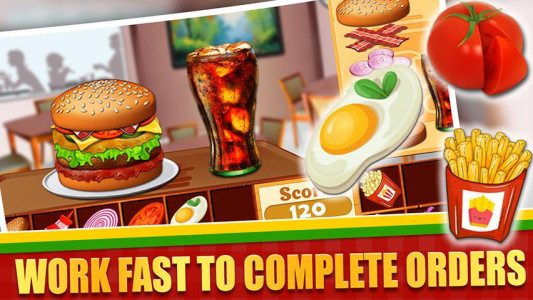 اسکرین شات بازی Fast Food Cooking Game Offline 3