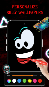 اسکرین شات 4 برنامه Silly Smile: 4K Live Wallpaper