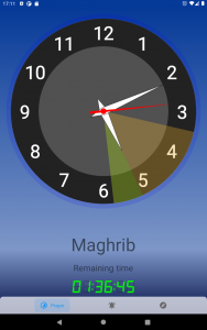 اسکرین شات برنامه Qibla direction & prayer times 4