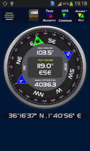 اسکرین شات برنامه Qibla & Compass 3