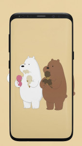 اسکرین شات برنامه Cute Bear Wallpaper 3