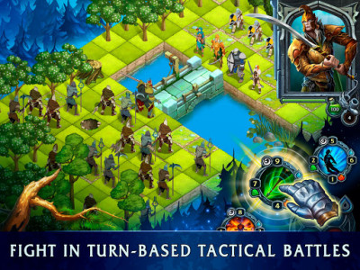 اسکرین شات بازی Heroes of War Magic.  Turn-based strategy 7