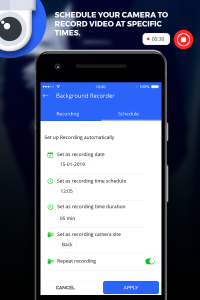اسکرین شات 3 برنامه Background Video Recorder