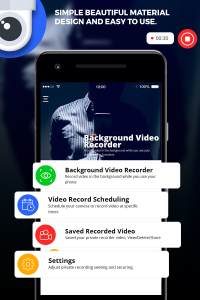 اسکرین شات 1 برنامه Background Video Recorder