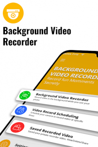 اسکرین شات برنامه Background Video Recorder - Smart Recorder Video 1