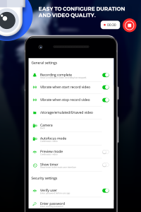 اسکرین شات 5 برنامه Background Video Recorder