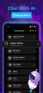 اسکرین شات 2 برنامه Cleverbot - Chat AI Character