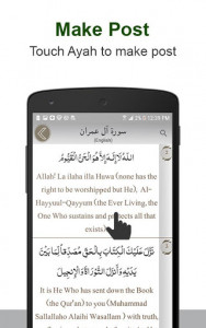 اسکرین شات برنامه Read Al-Quran Free (Share Quran Post) 2