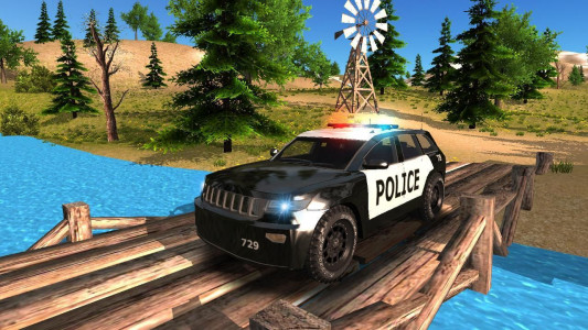 اسکرین شات بازی بازی آفرود با ماشین پلیس 2