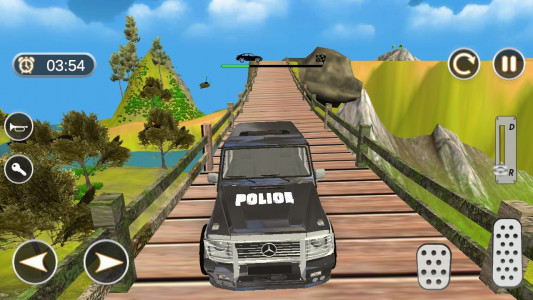 اسکرین شات بازی بازی آفرود با ماشین پلیس 4