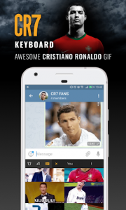 اسکرین شات برنامه Cristiano Ronaldo Keyboard 4