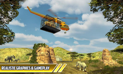 اسکرین شات بازی Wild Animal Transport Truck 4