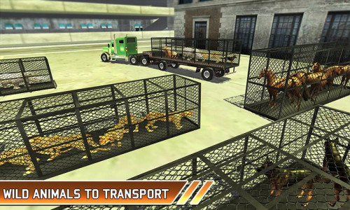 اسکرین شات بازی Wild Animal Transport Truck 3