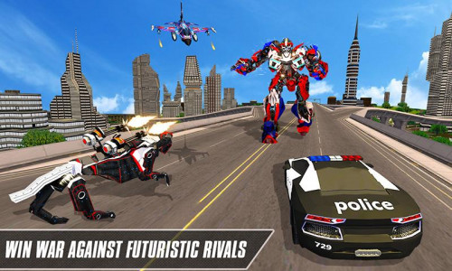 اسکرین شات بازی Multi Robot Transform Car Game 3