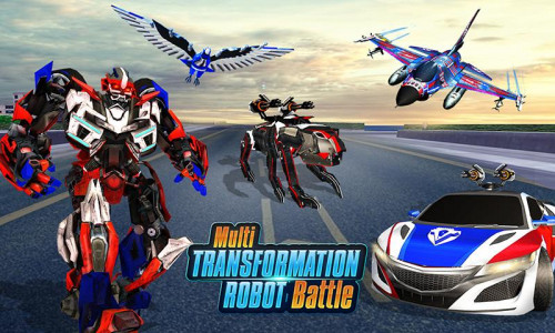 اسکرین شات بازی Multi Robot Transform Car Game 5