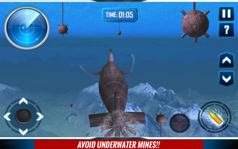 اسکرین شات بازی Submarine Battle: Navy Warship 3