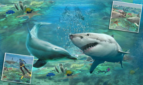 اسکرین شات بازی Shark Attack Spear Fishing 3D 2