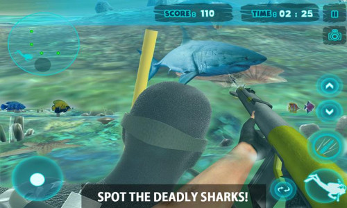 اسکرین شات بازی Shark Attack Spear Fishing 3D 1