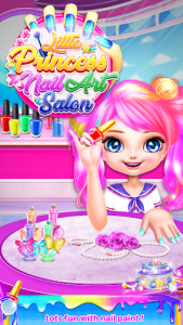 اسکرین شات برنامه Little Princess Nail Art Salon Makeup Kids 4