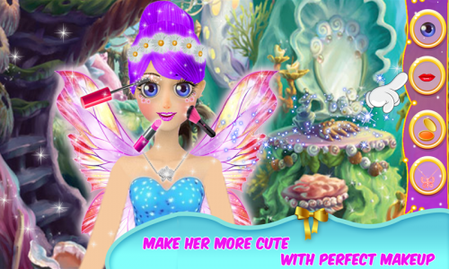 اسکرین شات بازی Fairy Princess Makeup Game 1