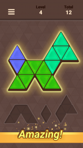 اسکرین شات بازی Triangle Tangram 1