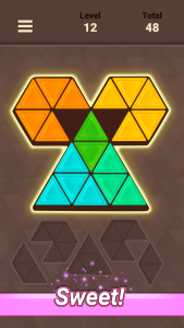 اسکرین شات بازی Triangle Tangram 6