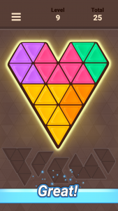 اسکرین شات بازی Triangle Tangram 7