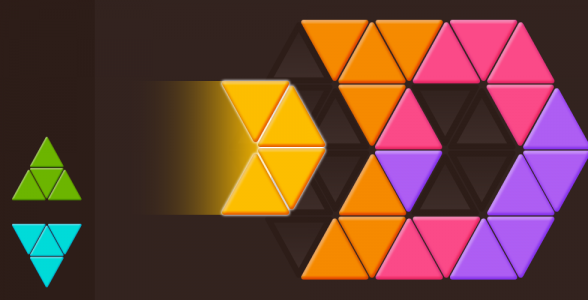 اسکرین شات بازی Triangle Tangram 3