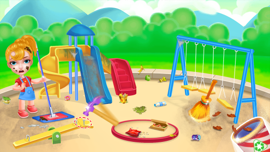 اسکرین شات 3 بازی Girl home cleaning fun