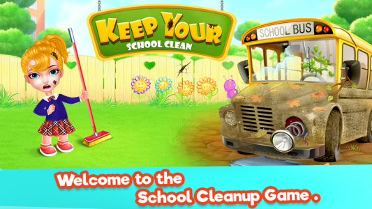 اسکرین شات برنامه Keep Your School Clean Game 4
