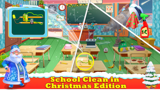 اسکرین شات برنامه Keep Your School Clean Game 1
