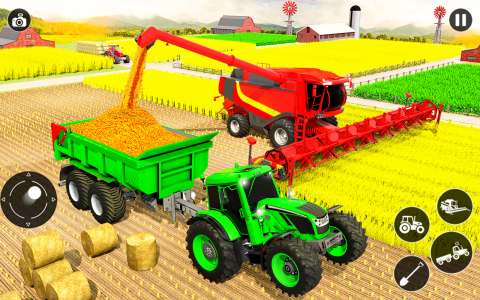 اسکرین شات برنامه Farming Tractor Driving Games 5