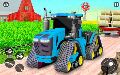 اسکرین شات برنامه Farming Tractor Driving Games 2
